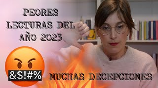 PEORES LECTURAS DE 2023