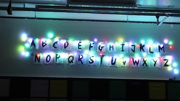 Stranger Things Wall v1 (Arduino + WS2811)