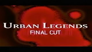 URBAN LEGENDS: FINAL CUT (2000) VHS movie trailers & previews [VHS Rip Digitization] from HOLLOW MAN