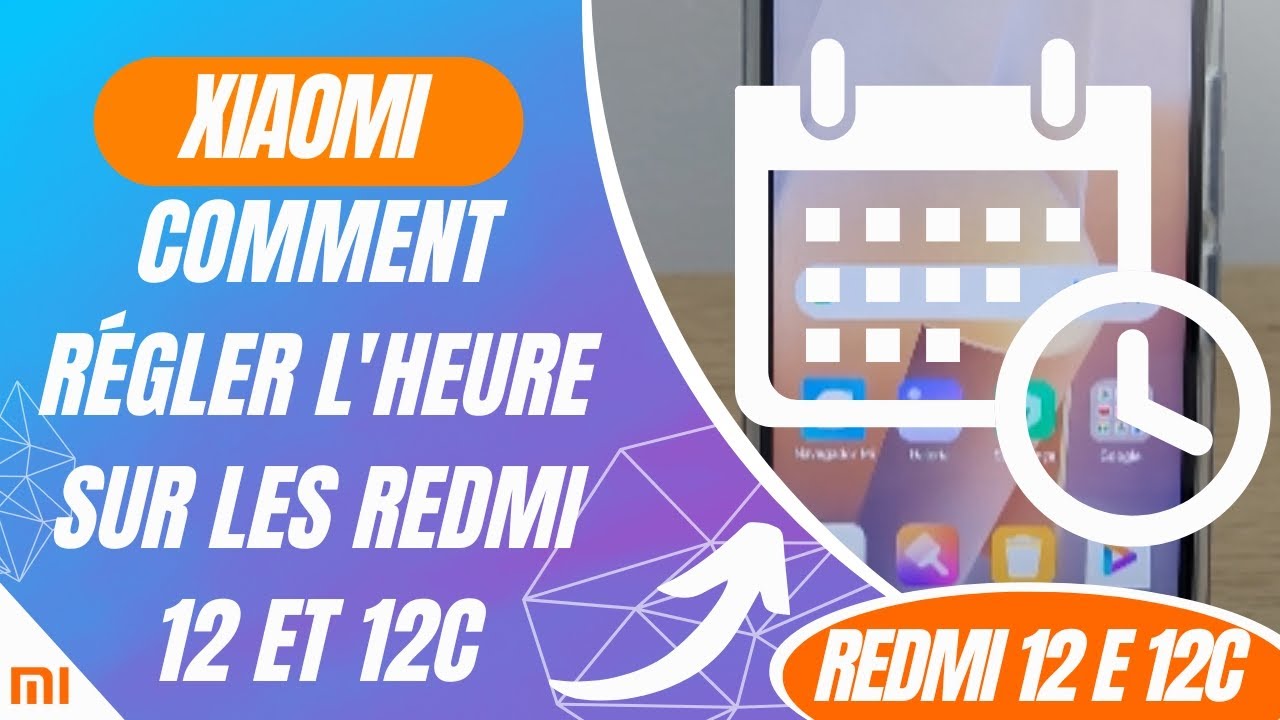 Comment régler l'heure sur les Redmi 12 et 12C - Étape par étape - YouTube