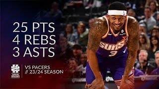 Bradley Beal 25 pts 4 rebs 3 asts vs Pacers 23/24 season