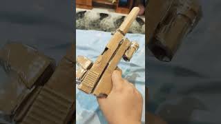 Cardboard glock 17 with attachments tactical reload