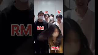 when I see bts in lift 😂😂wait for end #bts #youtubeshorts #viral #shorts