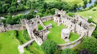 Castles - 4K Drone Video , Relaxing Scenery , Aerial Nature Footage , United Kingdom