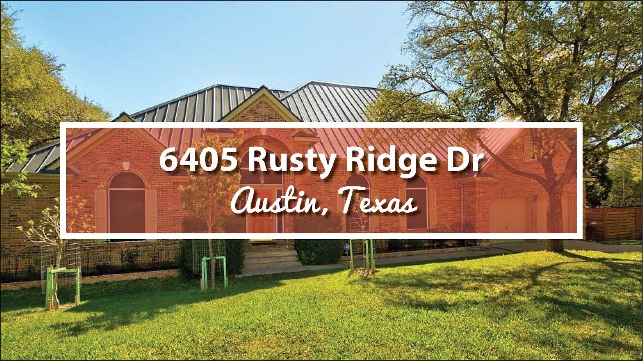 Rusty Ridge 6405 Rusty Ridge Dr, Austin | Central Metro Realty - YouTube
