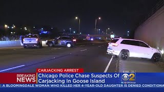 Carjacking Suspects In Custody After Chase Ends With Crash On Eisenhower Expressway