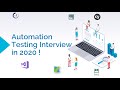 Automation Testing Interview in year 2020