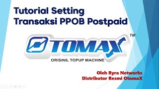 #6 Tutorial Setting Transaksi PPOB Postpaid Software Pulsa OtomaX screenshot 2