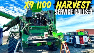 Harvest service calls 3 - John Deere X9 1100 fuel tank replacement