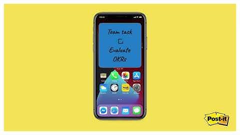 Collaborate with Post-it® App Widget (iOS)