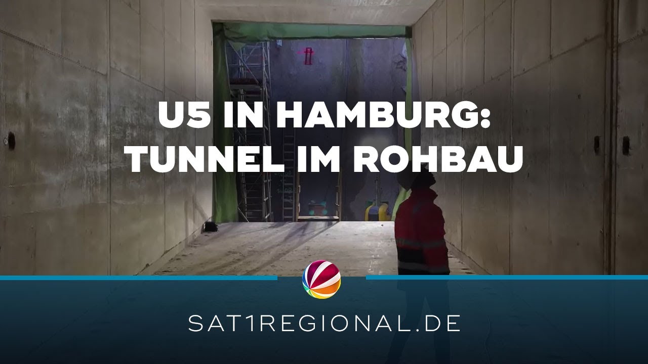 U-Bahn-Projekt U5 in Hamburg: Erstes Tunnelstück im Rohbau