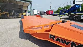 Rawmaxx GTX Roadxter 'sweet' Classic Orange tilt with 8k torsion axles @CentralTrailerSales