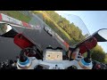 Ducati Panigale V4 chasing BMW M5 Ringtaxi on the nordschleife