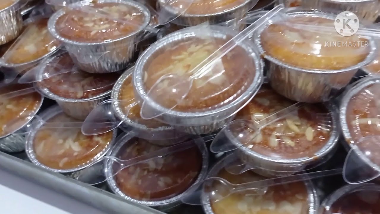 طلبية بسبوسه فردية لكم و لافراحكم راقية و باقل تكلفة مشروع مربح طلبية 80حبة مع سر نجاح الوصفة 😇