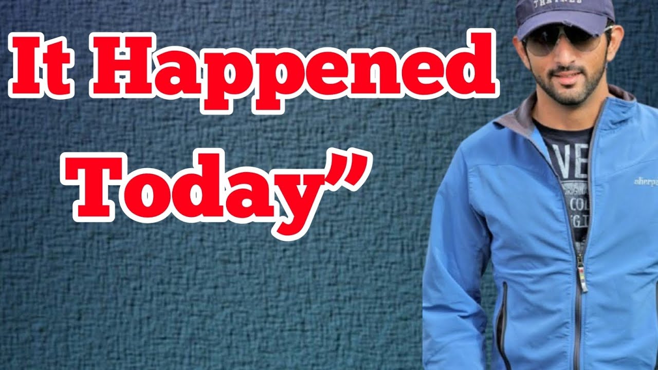 If You Feel Calmer Lately, This Video Will Explain Why Someone Is Crying|sheikh hamdan|fazza poem 