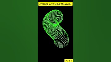 Python turtle drawing cool curve with parameteic equation#shorts😍😍