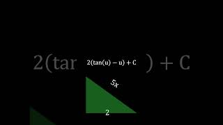 Trigonometric Substitution Jutsu 🤯 #calculus #mathhacks