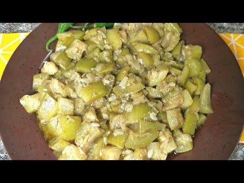 طبخ اليقطين الأخضر القرع الاخضر بالزيت     