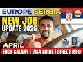 Europe Serbia New Jobs April 2026 Full Process Explained 