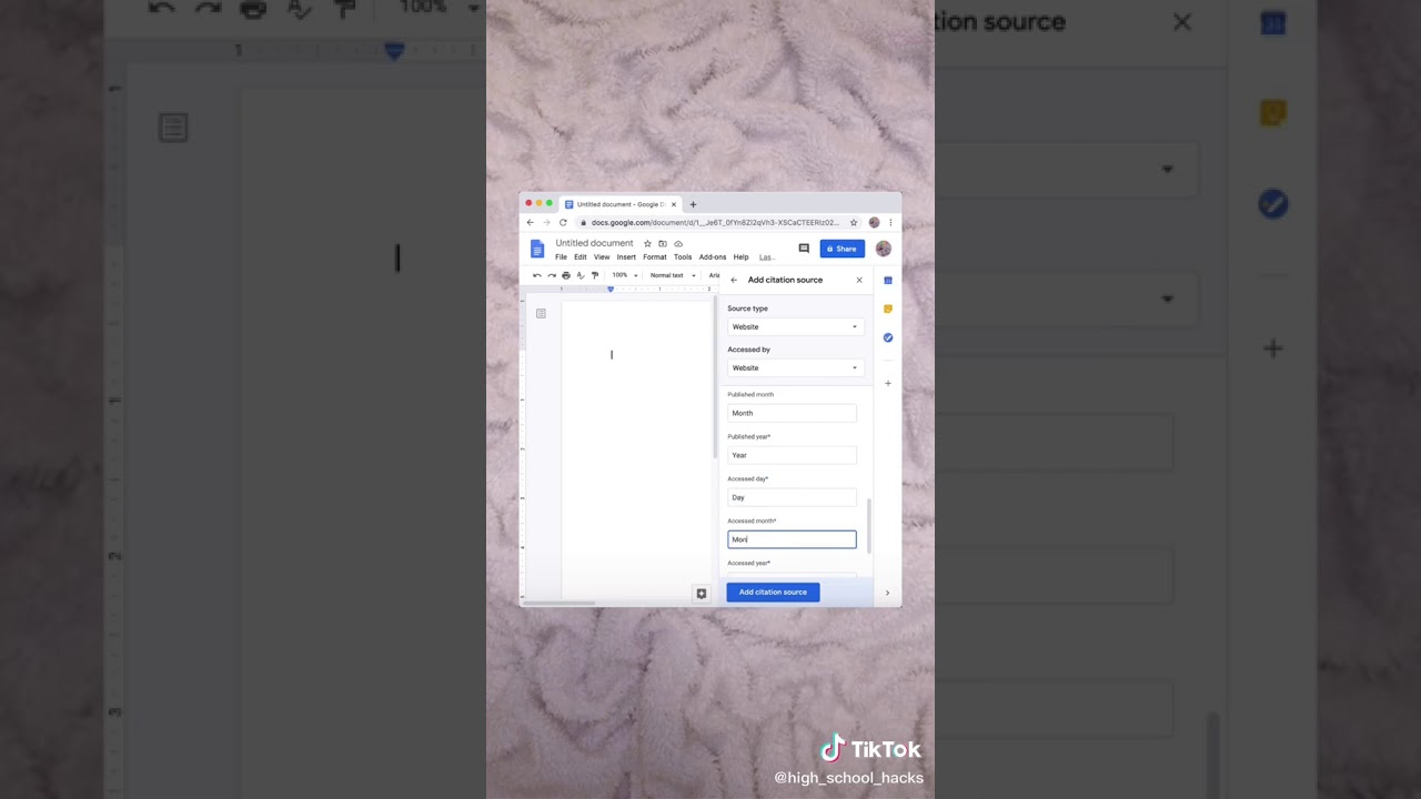 Google Docs Hack Citation Machine Mla Youtube Google Docs Hack Citation Machine Mla Youtube