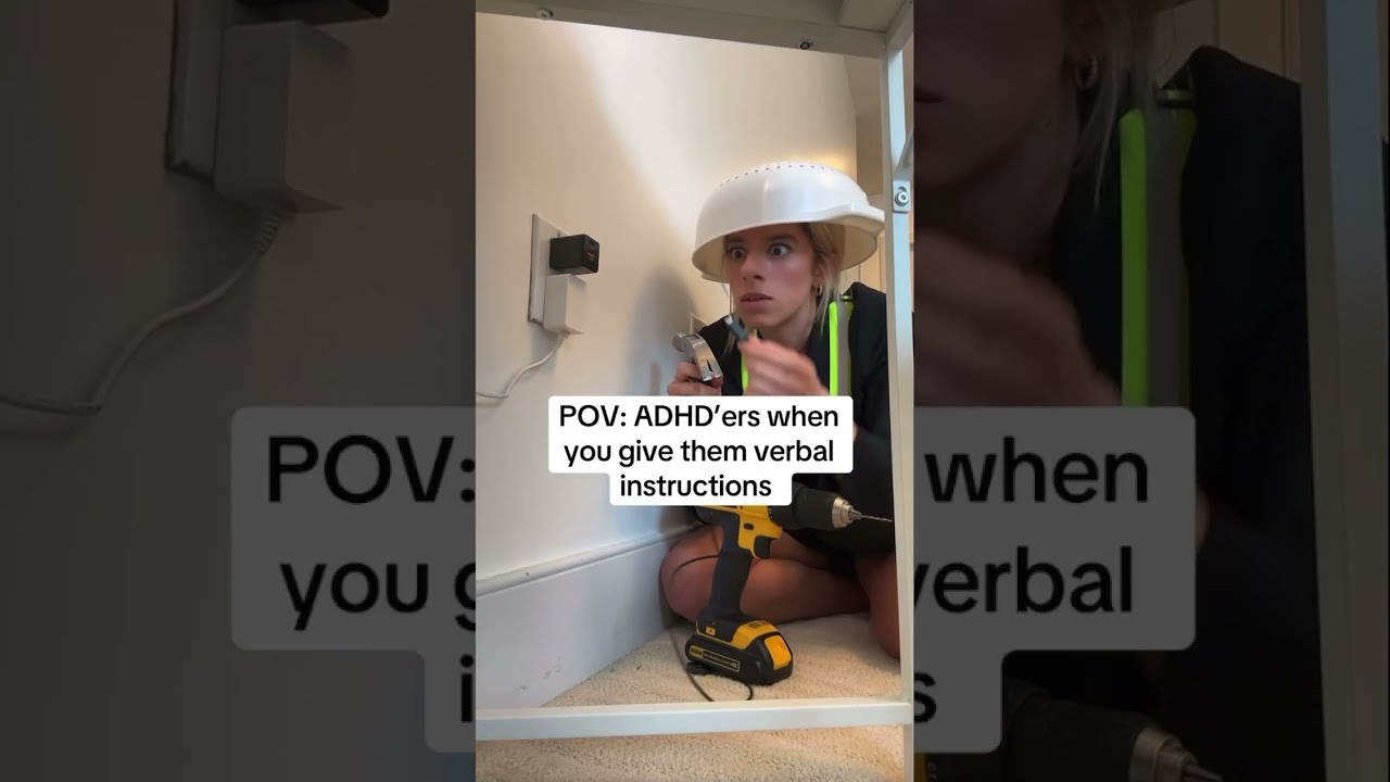 ADHD Verbal Instructions Do Not Mix Shorts Adhd