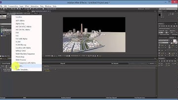 Rendering the Final Animation in AfterEffects