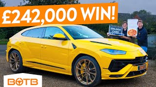 Lambo, Dough, and Cash to Go! Cory's Life-Changing £240K Competition Win! | BOTB Winner