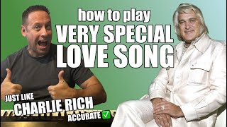 A Very Special Love Song Charlie Rich - Easy Piano Lesson Tutorial With Shawn