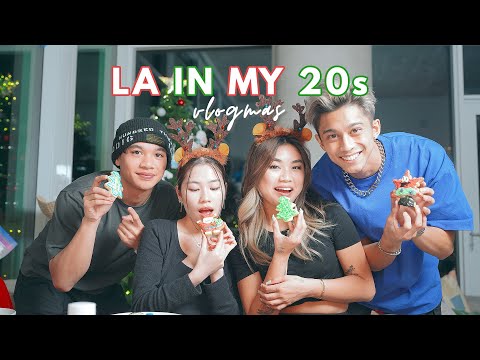 BAKING CHRISTMAS COOKIES | vlogmas, LA in my 20s