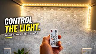 LED Upgrade That Looks AMAZING💡Under Cabinet Light Setup (WOBANE)