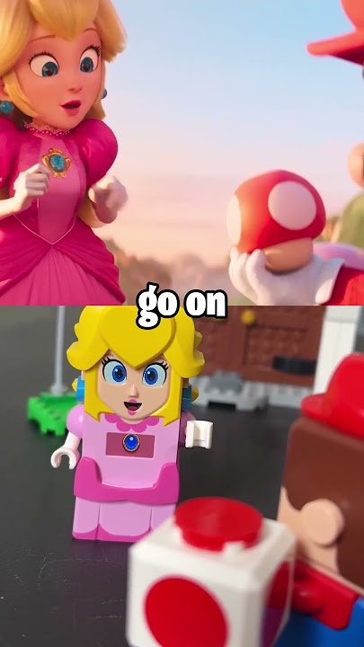 LEGO vs. trailer: super mario bros movie (a mushroom)