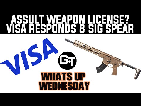 A new Assault Weapon License? Visa Responds to Gun Credit Card Purchases New Sig Sauer Spear LT