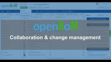 openBoM: collaboration & change management