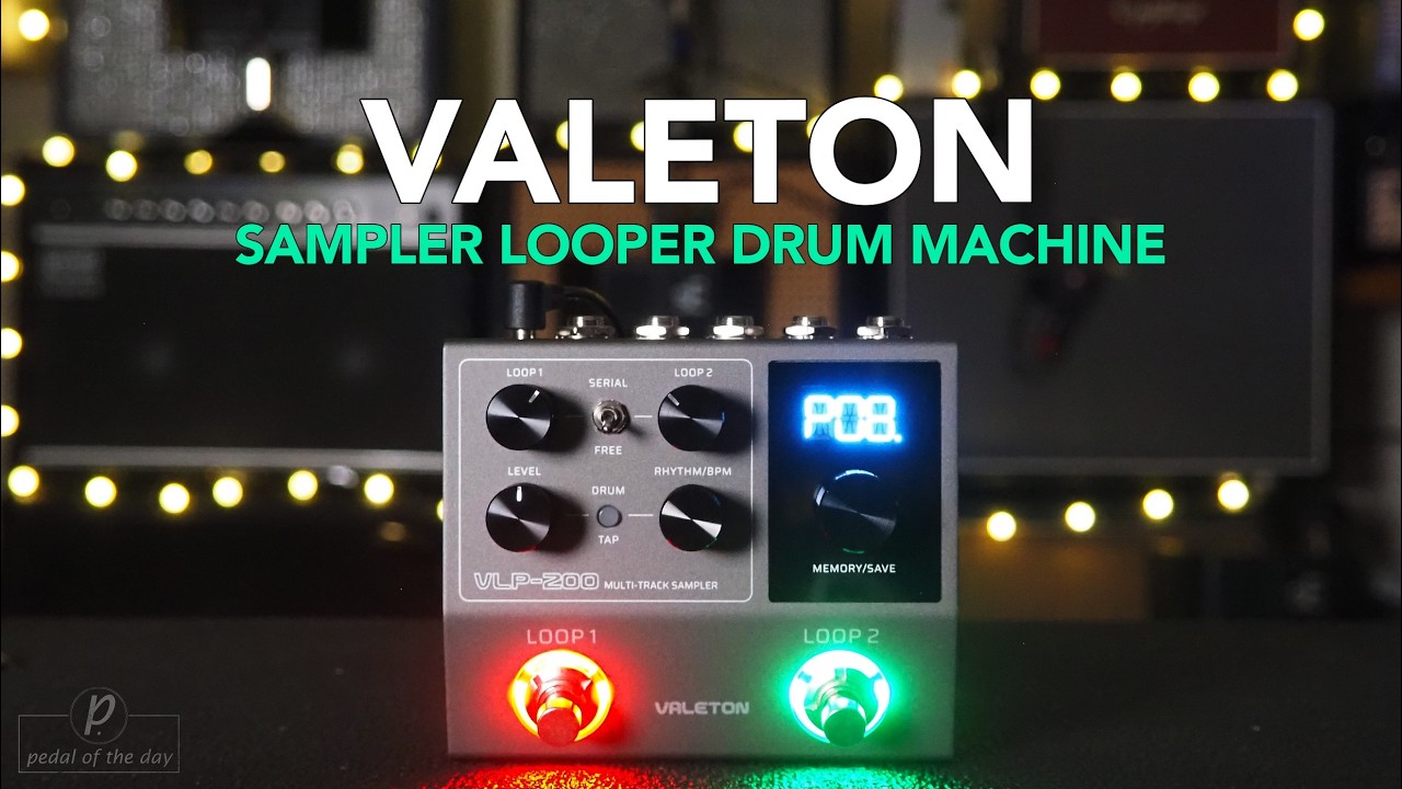 Valeton // VLP-200 Multi-Track Sampler Looper Drum Machine (Stereo