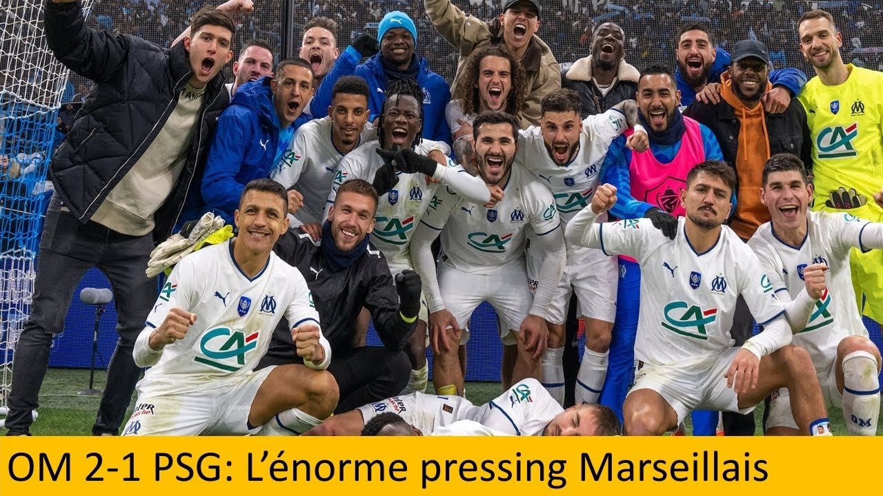 OM 2-1 PSG : l'énorme pressing Marseillais - YouTube