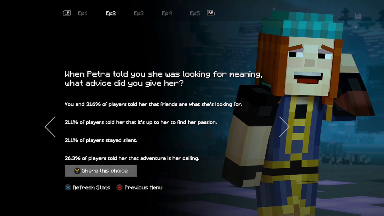 Minecraft Choices my choices in Minecraft story mode season 2 episode 2 - YouTube