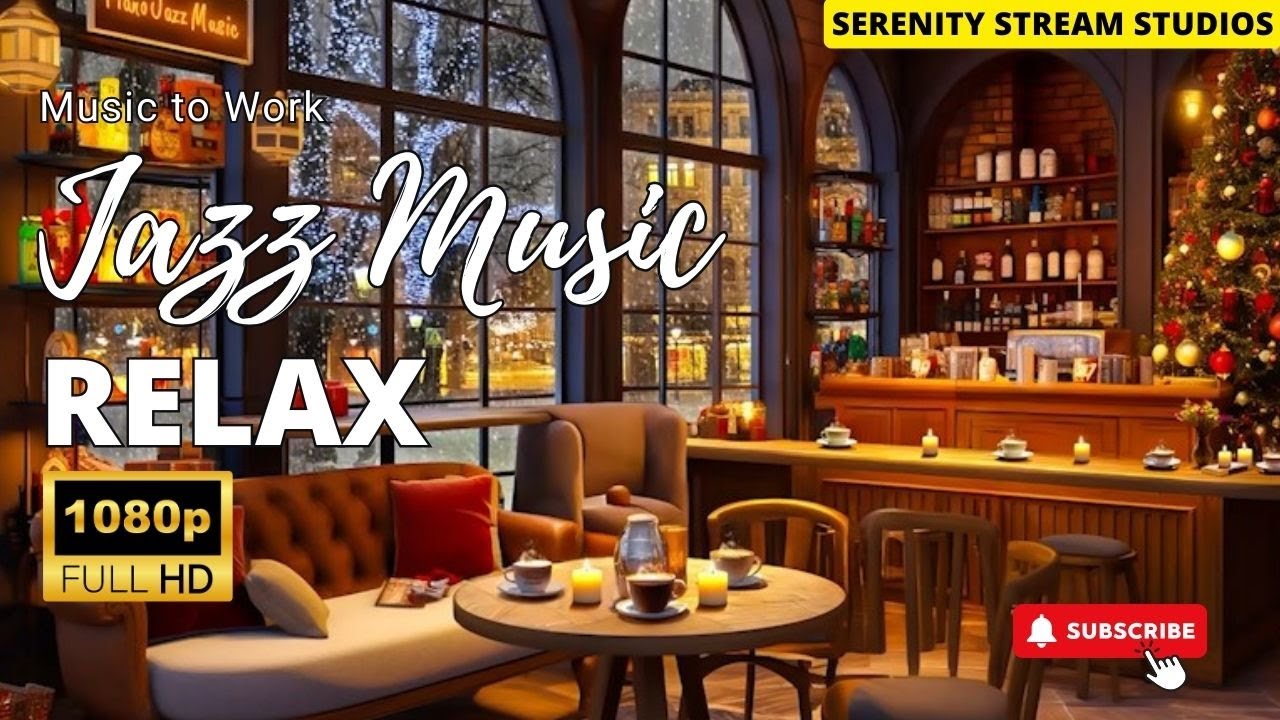 Cozy Coffee Shop with Smooth Piano Jazz Music for Relaxing, Studying ...