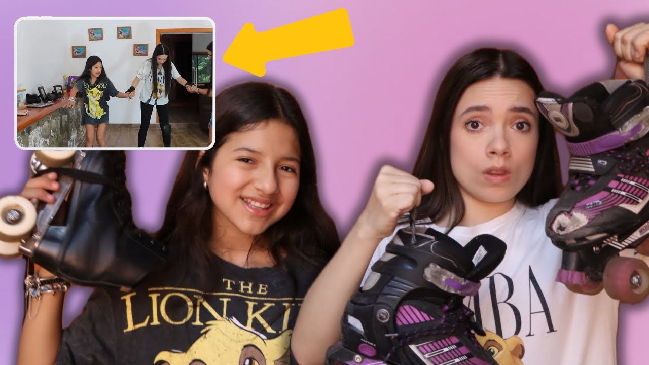 NATI ME ENSEÑA A PATINAR 🛼😱