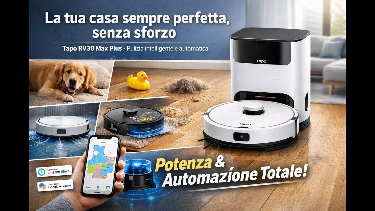Casa sempre pulita senza sforzo: Tapo RV30 Max Plus