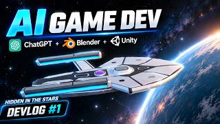 AI Game Dev with ChatGPT, Blender & Unity | Hidden in the Stars Devlog #1