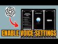 How To Use Voice Mode ChatGPT 2026 | Full Guide! *2026*