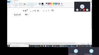 Solving Quadratic Equations by using Completing Square Method