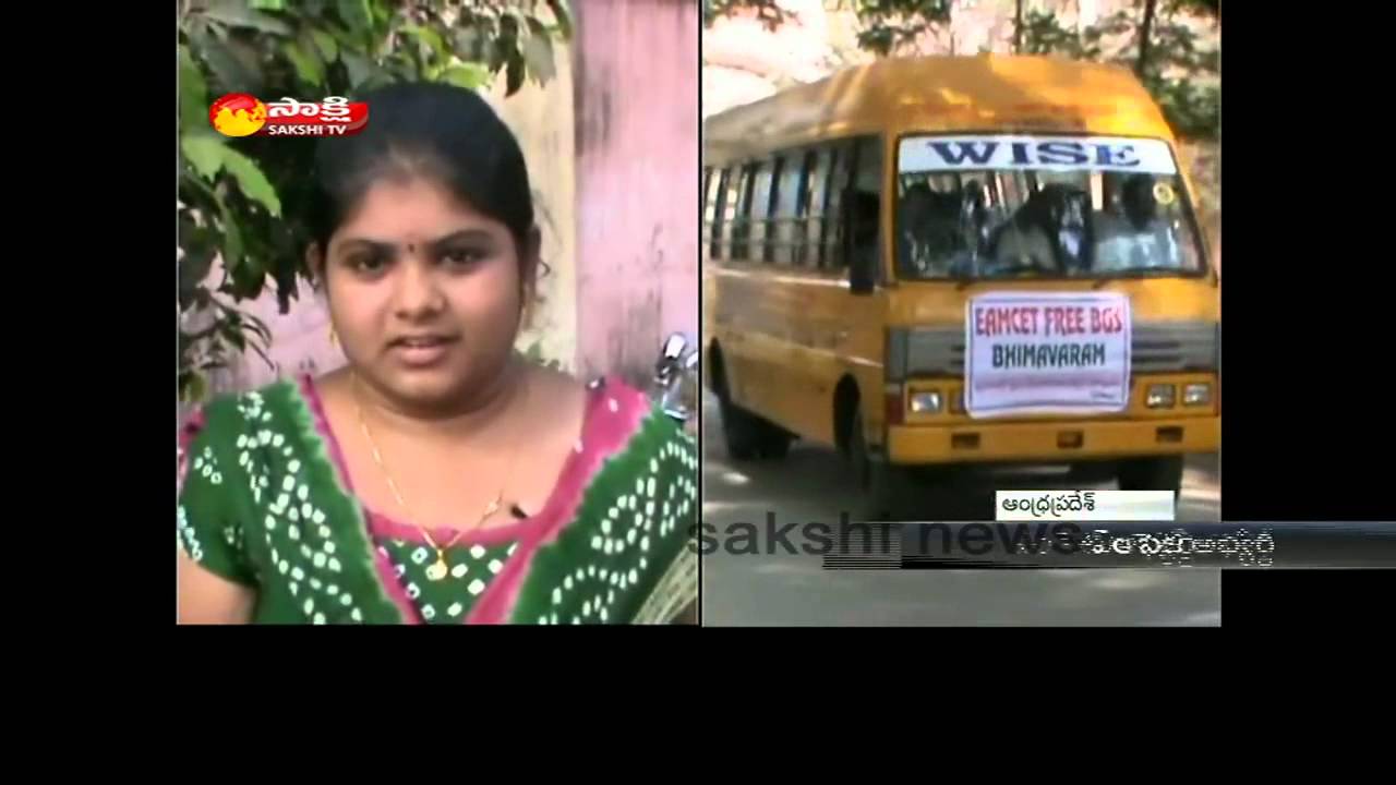 RTC Strike - Students face problems to attend Eamcet Exam