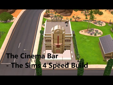 The Cinema Bar – The Sims 4 Speed ​​Build