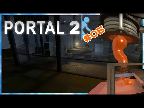 Glibschig in der Salzmine | Portal 2 | #05 [VOD]