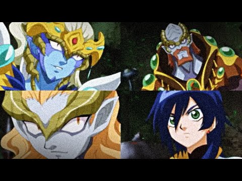 Nurzak & Fabia vs Kazarina & Scoita(Jesse,Zenet,Lena) - Bakugan Gundalian Invaders (Episode 32)