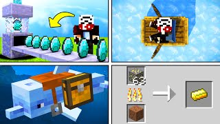 MİNECRAFT'TA KİMSENİN BİLMEDİĞİ 10 YAŞAM HİLESİ - Minecraft