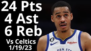 Jordan Poole 24 Pts 6 Reb 4 Ast vs Celtics Highlights