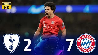 ملخص مباراة بايرن ميونخ 7-2 توتنهام // دوري أبطال أوروبا// فضيحة كرويه 🔥// تعليق عربي // FHD