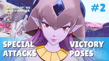 Digimon Story Time Stranger Special Attacks and Victory Poses Part 2
